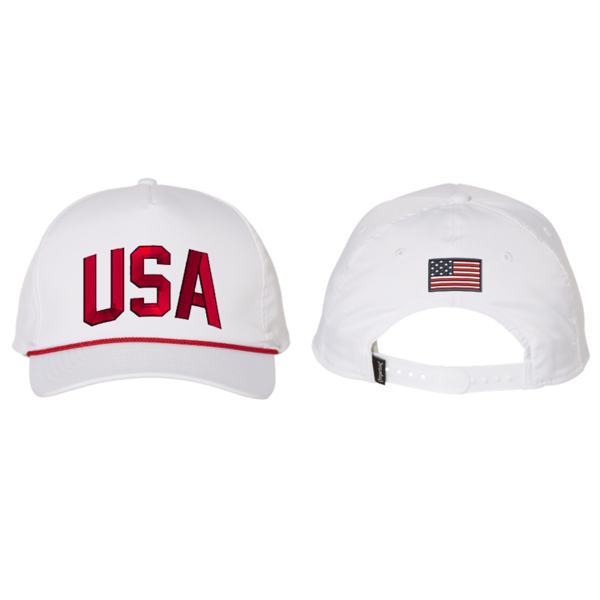 USA Lightweight Hat Red