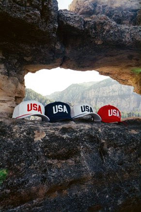 USA Trucker Hat - Blue