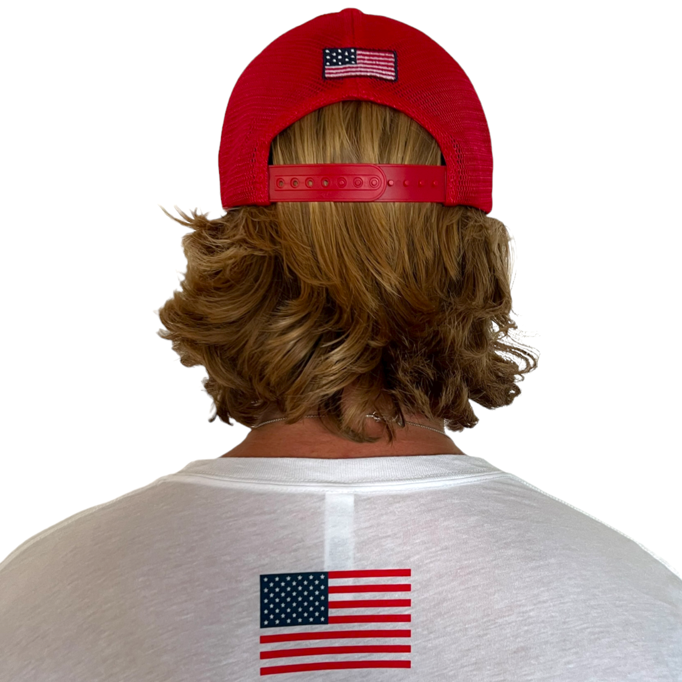 USA Trucker Hat - Red