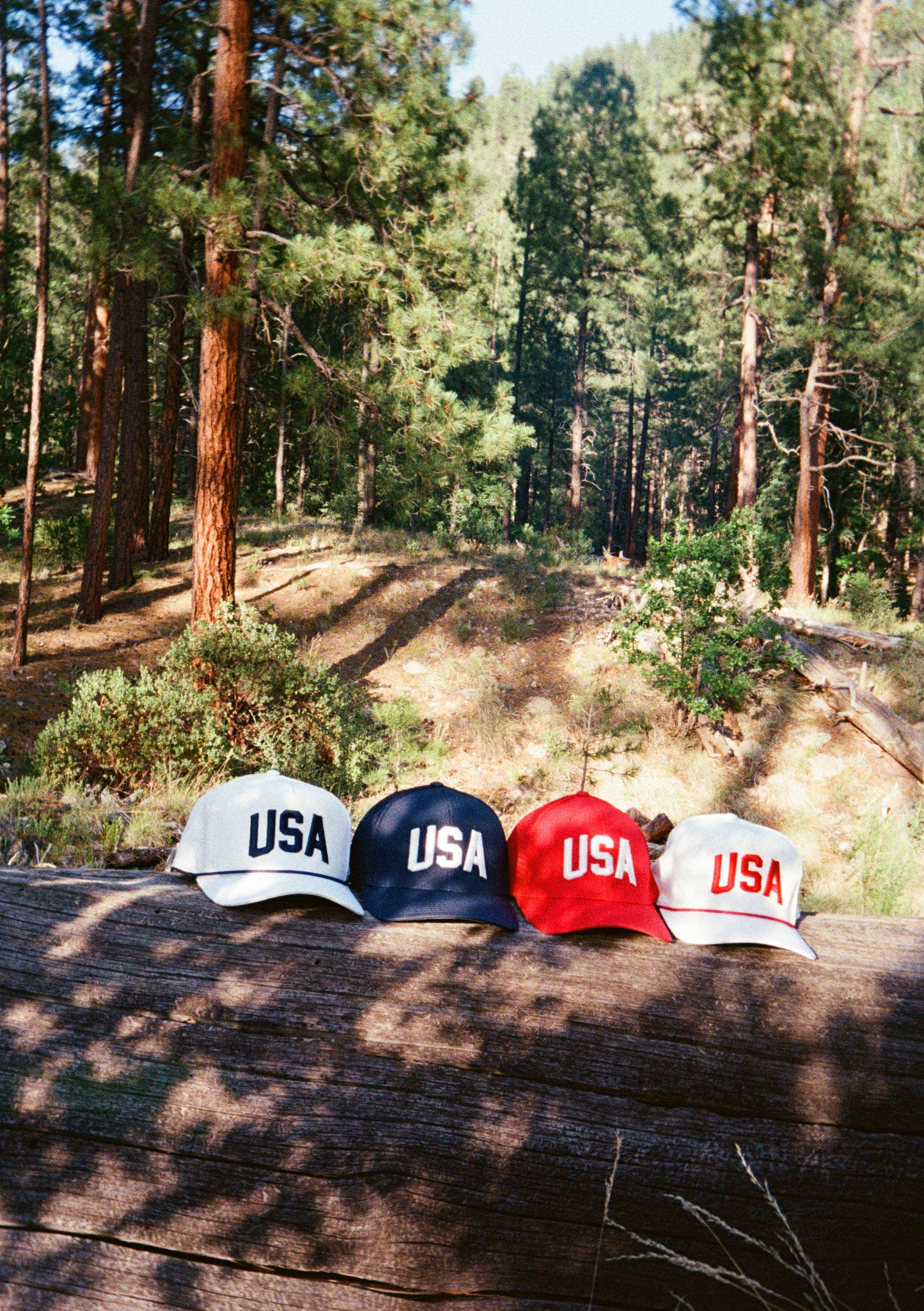 USA Trucker Hat - Red