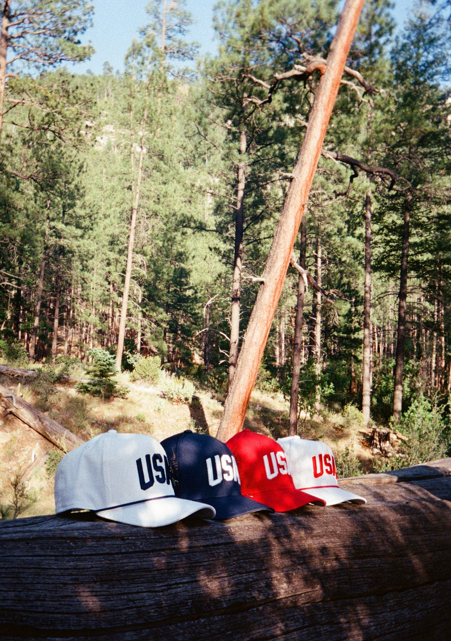 USA Trucker Hat - Blue