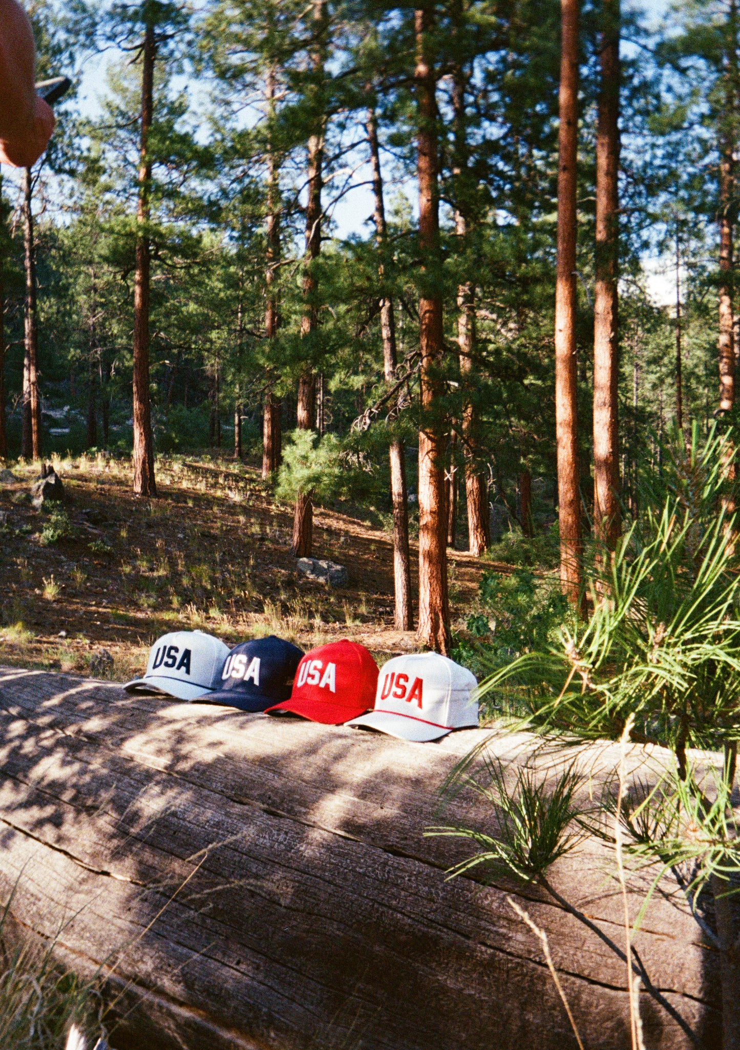 USA Trucker Hat - Red