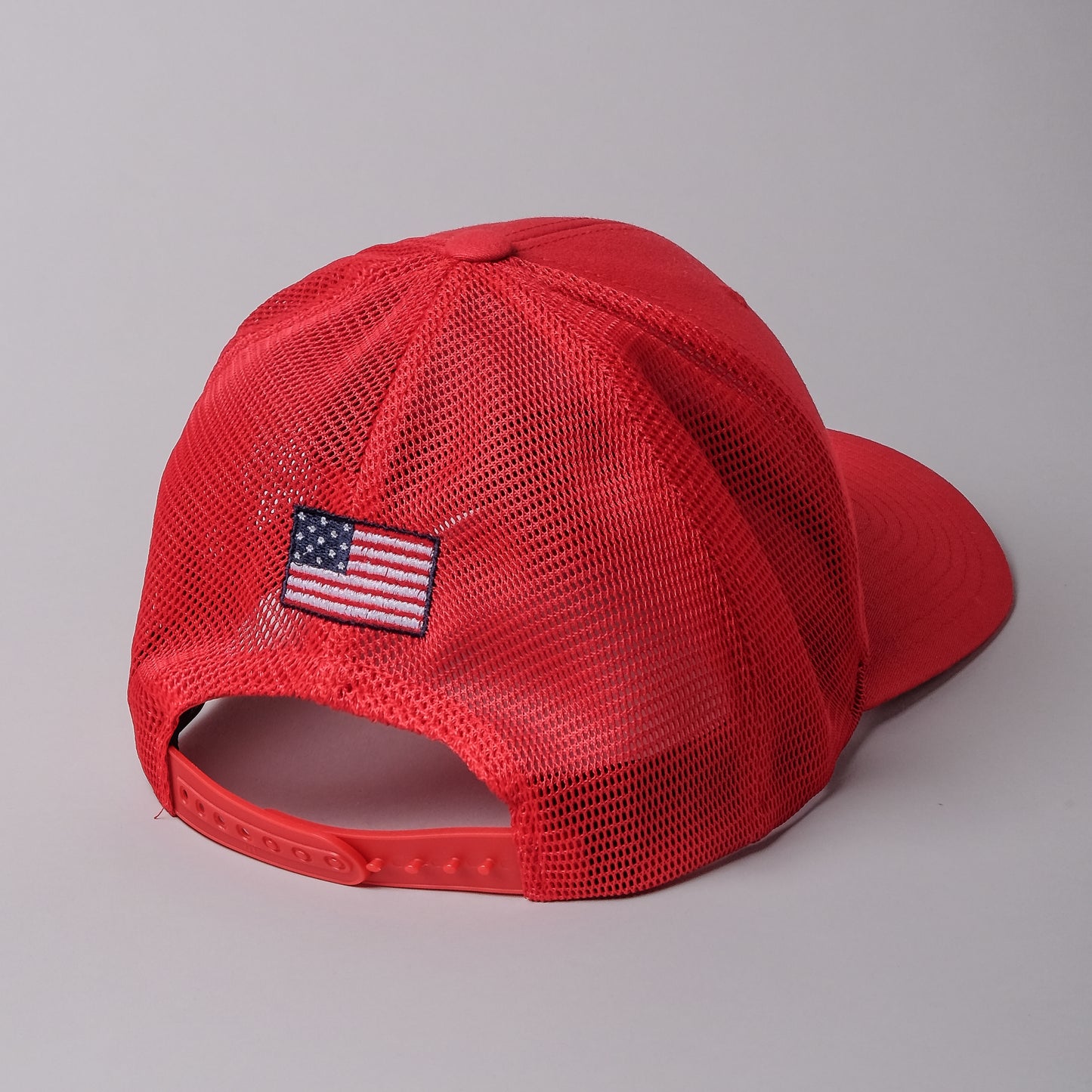 Red USA Trucker Hat Back