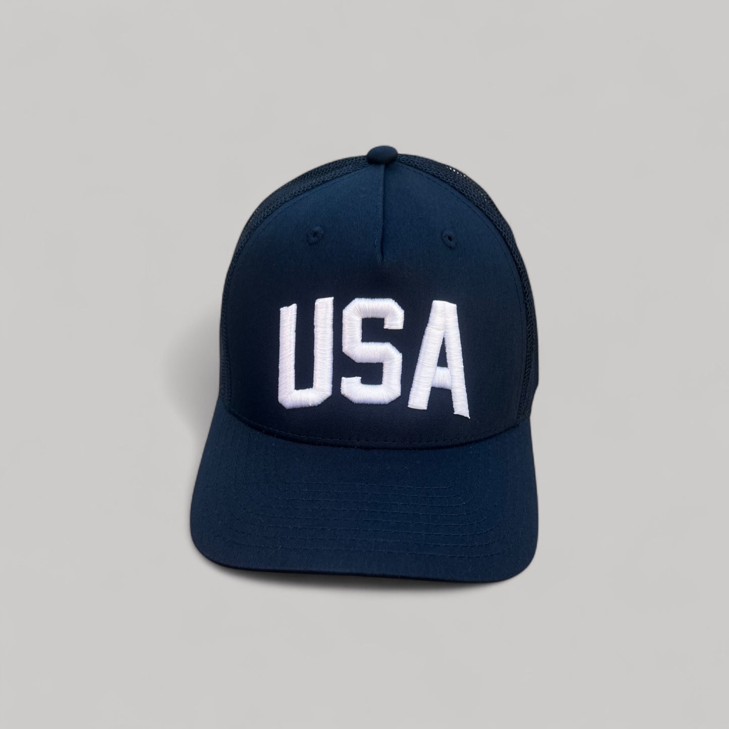 USA Trucker Hat - Navy Blue