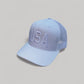 USA Trucker Hat - White on White
