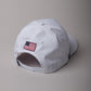 White & Navy Blue USA Performance Hat Back