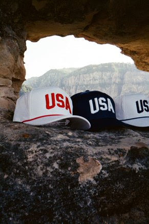 USA Trucker Hat - Blue