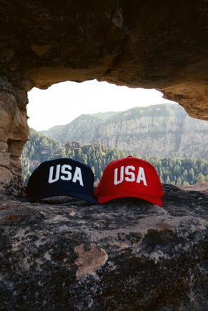 USA Trucker Hat - Red