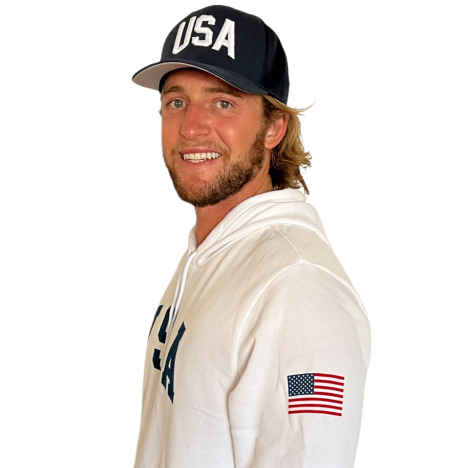 USA Trucker Hat - Blue