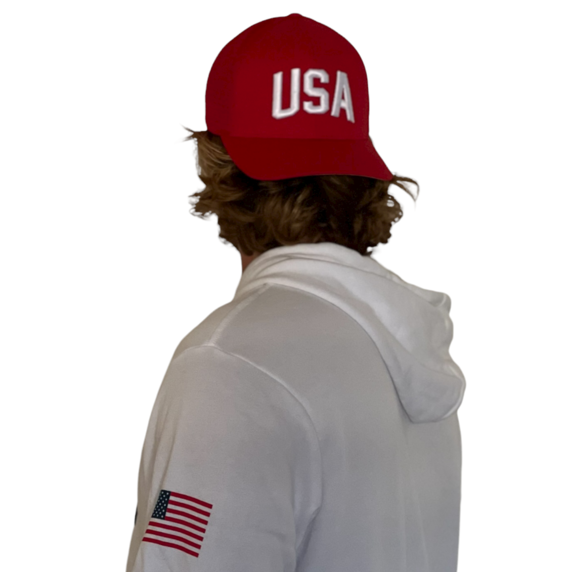 USA Trucker Hat - Red